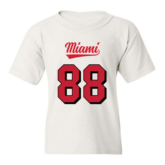 Miami of Ohio - NCAA Football : Brody Kosin - 2024 Replica Shersey Youth T-Shirt-0