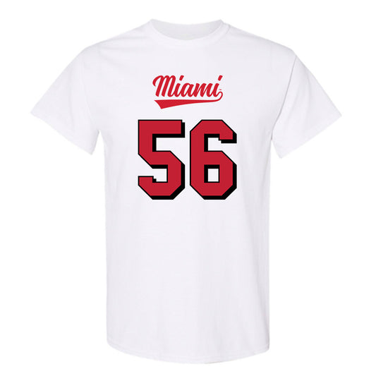 Miami of Ohio - NCAA Football : Mitchell Butler - 2024 Replica Shersey T-Shirt-0