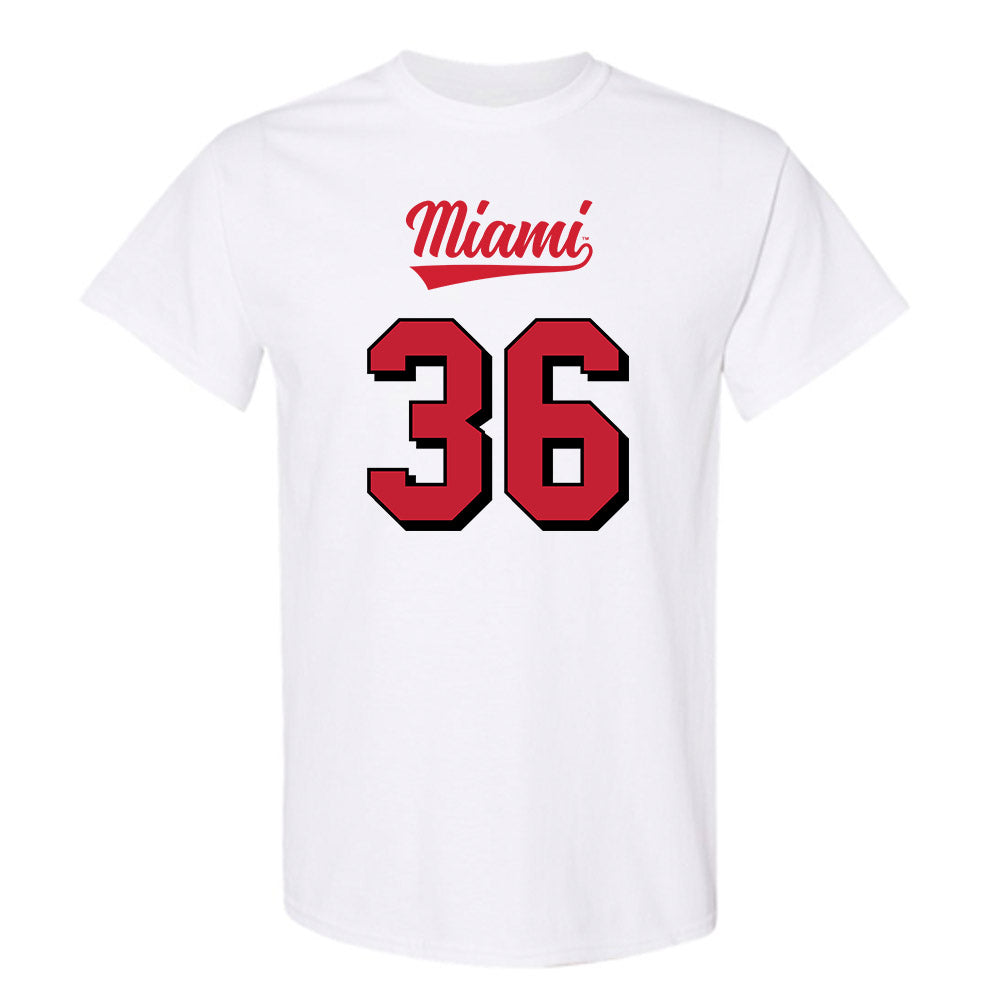 Miami of Ohio - NCAA Football : Carter Holden - 2024 Replica Shersey T-Shirt-0
