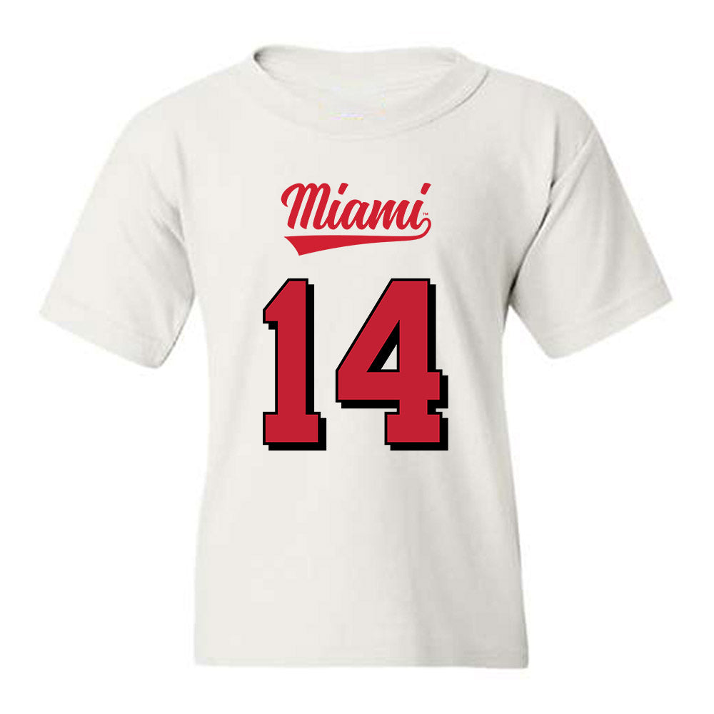 Miami of Ohio - NCAA Football : D'Shawntae Jones - 2024 Replica Shersey Youth T-Shirt-0