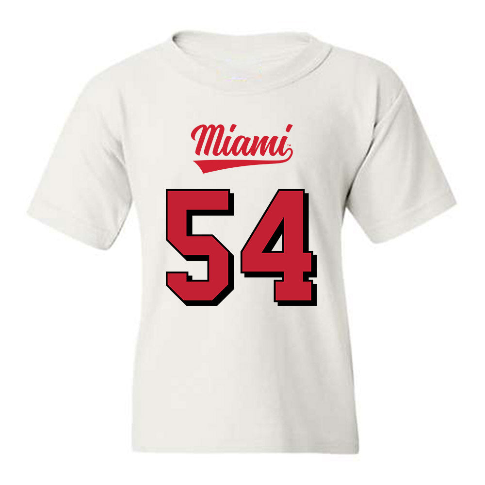 Miami of Ohio - NCAA Football : Aiden Howard - 2024 Replica Shersey Youth T-Shirt-0