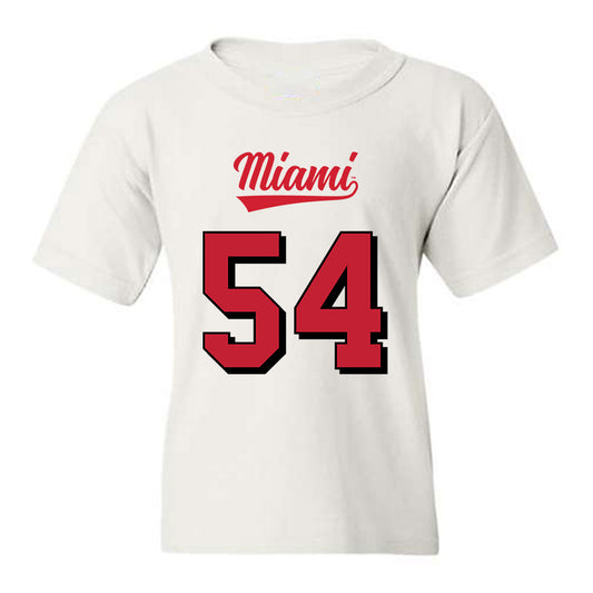 Miami of Ohio - NCAA Football : Aiden Howard - 2024 Replica Shersey Youth T-Shirt-0