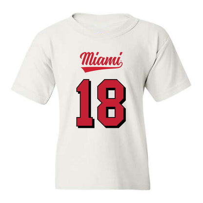 Miami of Ohio - NCAA Football : Antwon Thomas - 2024 Replica Shersey Youth T-Shirt-0