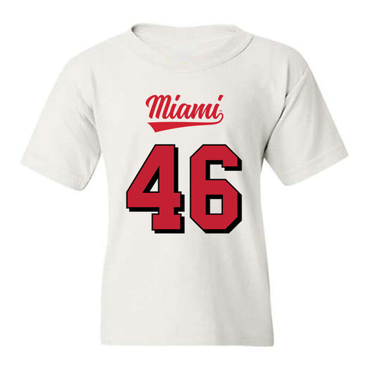 Miami of Ohio - NCAA Football : Luke Myers - 2024 Replica Shersey Youth T-Shirt-0