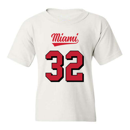 Miami of Ohio - NCAA Football : James Schott - 2024 Replica Shersey Youth T-Shirt-0