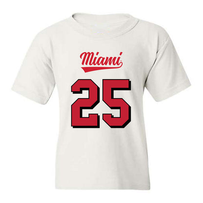 Miami of Ohio - NCAA Football : Mitchell Bolden - 2024 Replica Shersey Youth T-Shirt-0