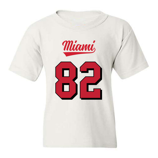 Miami of Ohio - NCAA Football : Paolo Papalia - 2024 Replica Shersey Youth T-Shirt-0