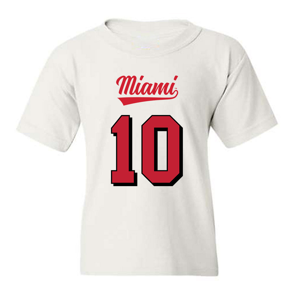 Miami of Ohio - NCAA Football : Jermaine Agee - 2024 Replica Shersey Youth T-Shirt-0