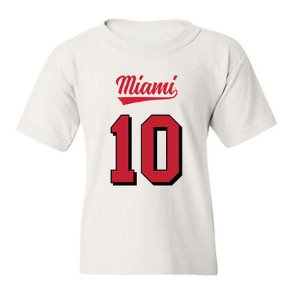 Miami of Ohio - NCAA Football : Jermaine Agee - 2024 Replica Shersey Youth T-Shirt-0