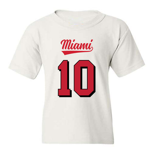 Miami of Ohio - NCAA Football : Jermaine Agee - 2024 Replica Shersey Youth T-Shirt-0