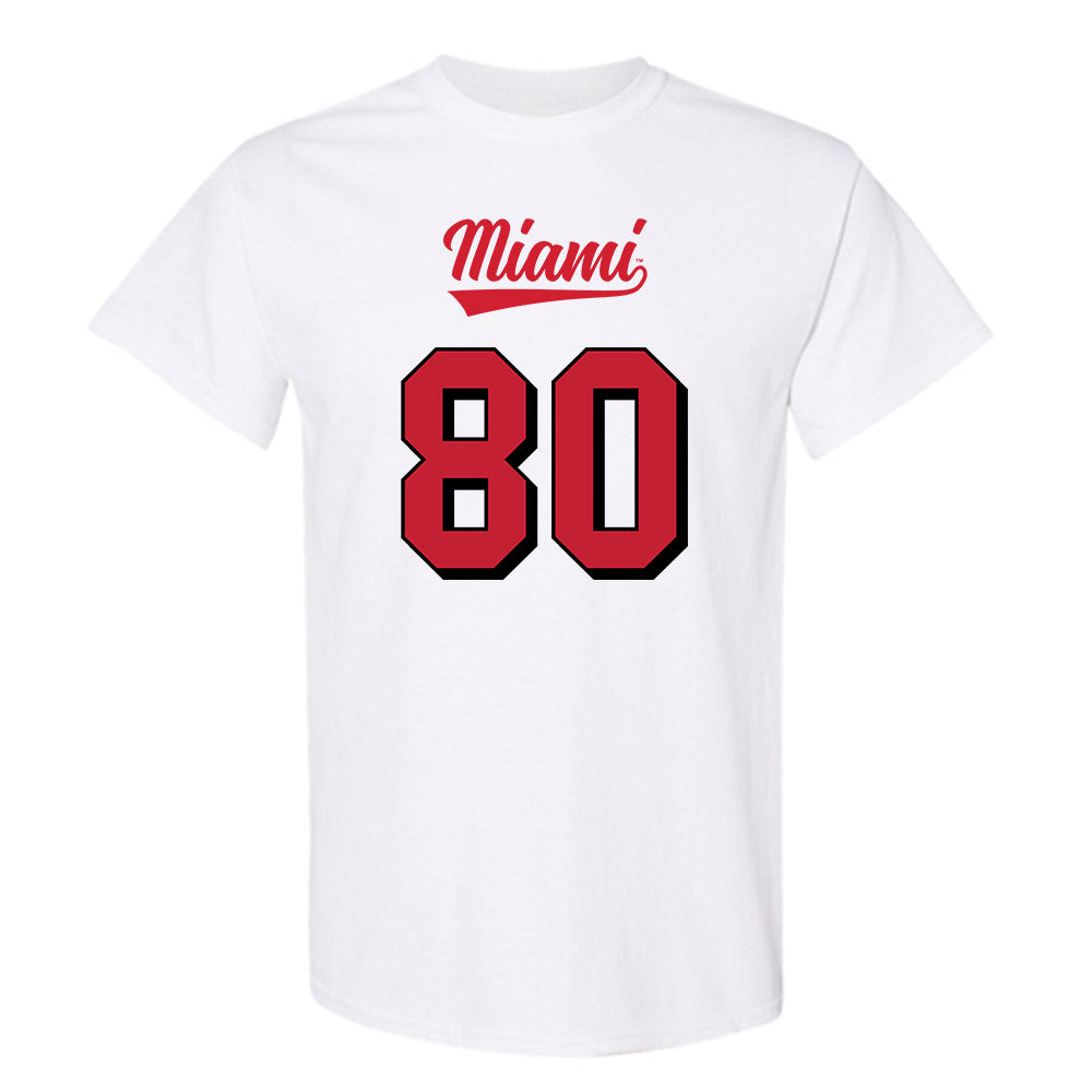 Miami of Ohio - NCAA Football : Michael Parrish - 2024 Replica Shersey T-Shirt-0