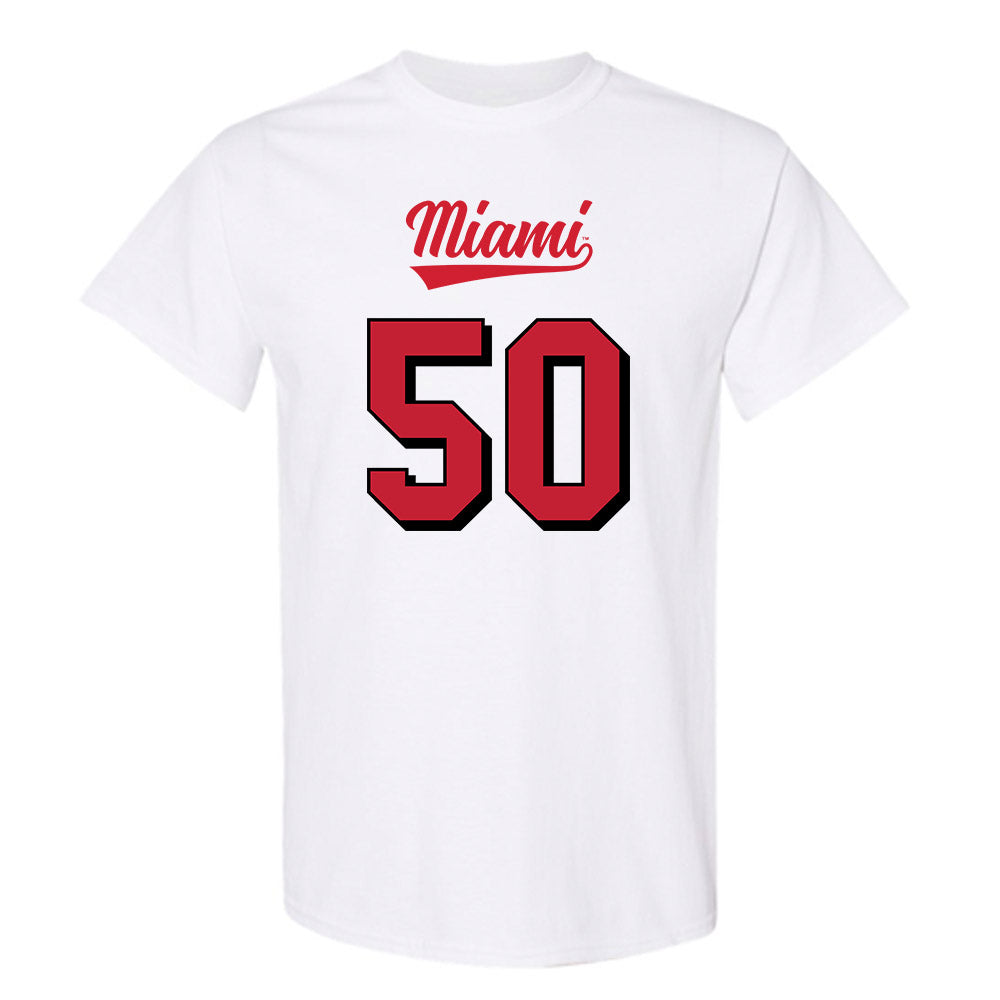 Miami of Ohio - NCAA Football : Jayden Fuller - 2024 Replica Shersey T-Shirt-0