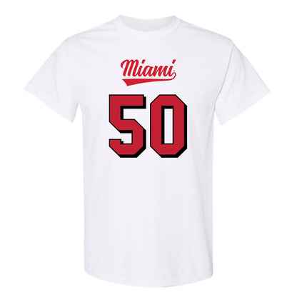 Miami of Ohio - NCAA Football : Jayden Fuller - 2024 Replica Shersey T-Shirt-0