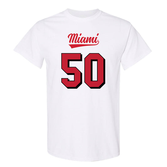 Miami of Ohio - NCAA Football : Jayden Fuller - 2024 Replica Shersey T-Shirt-0