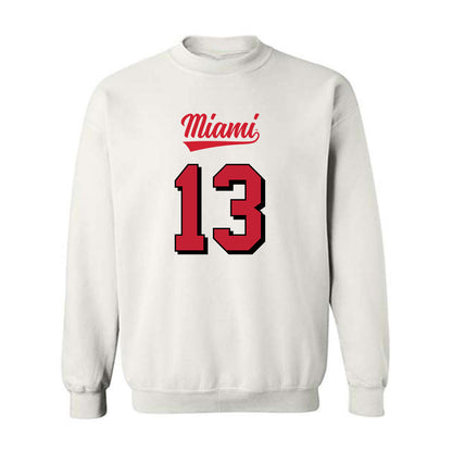 Miami of Ohio - NCAA Football : Desmon Yharbrough - 2024 Replica Shersey Crewneck Sweatshirt-0