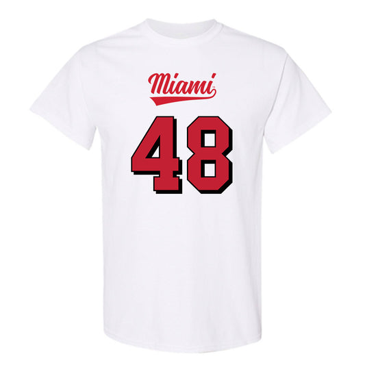 Miami of Ohio - NCAA Football : Chase Becker - 2024 Replica Shersey T-Shirt