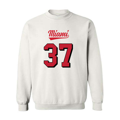 Miami of Ohio - NCAA Football : Vito McConnell - 2024 Replica Shersey Crewneck Sweatshirt-0