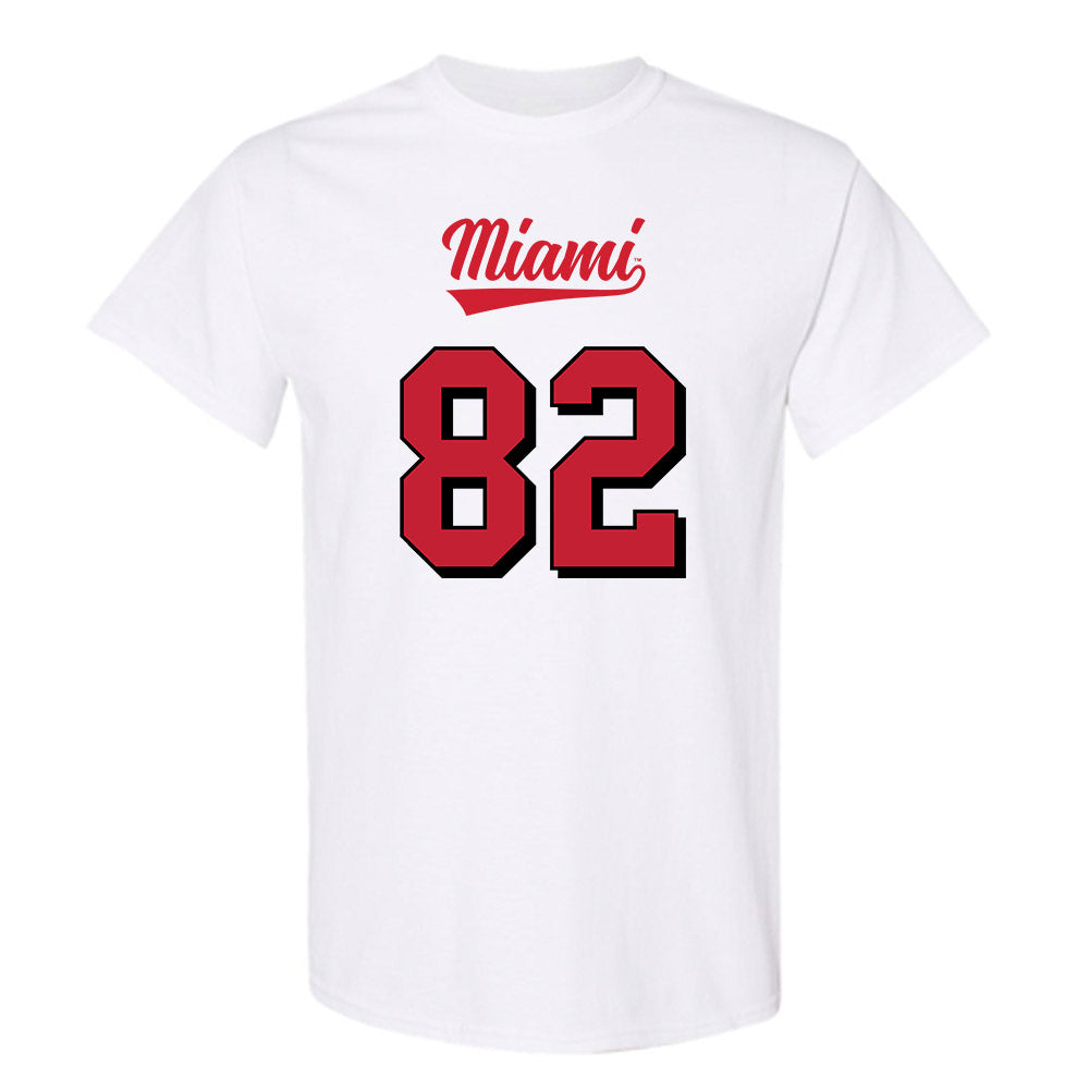 Miami of Ohio - NCAA Football : Paolo Papalia - 2024 Replica Shersey T-Shirt-0