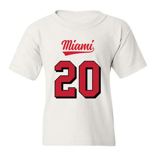 Miami of Ohio - NCAA Football : Ian Tepas - 2024 Replica Shersey Youth T-Shirt-0