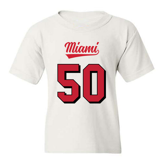 Miami of Ohio - NCAA Football : Jayden Fuller - 2024 Replica Shersey Youth T-Shirt-0