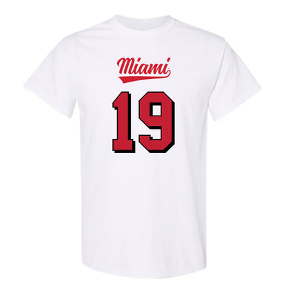Miami of Ohio - NCAA Football : Jerome Smith - 2024 Replica Shersey T-Shirt-0