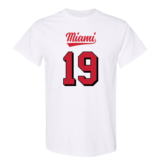 Miami of Ohio - NCAA Football : Jerome Smith - 2024 Replica Shersey T-Shirt-0