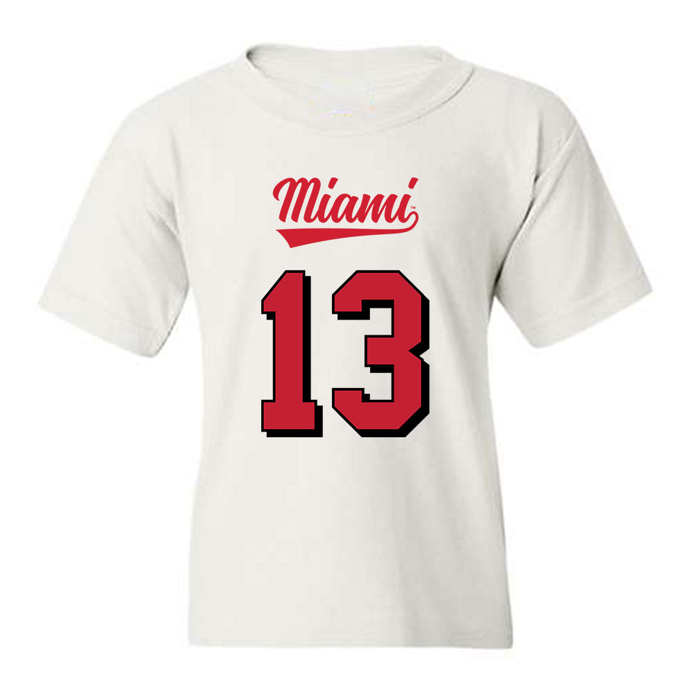 Miami of Ohio - NCAA Football : Thomas Gotkowski - 2024 Replica Shersey Youth T-Shirt-0