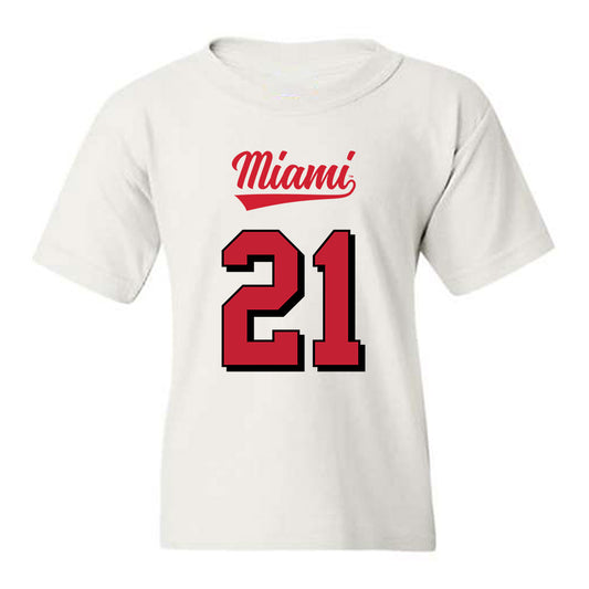 Miami of Ohio - NCAA Football : Toney Coleman Jr. - 2024 Replica Shersey Youth T-Shirt-0