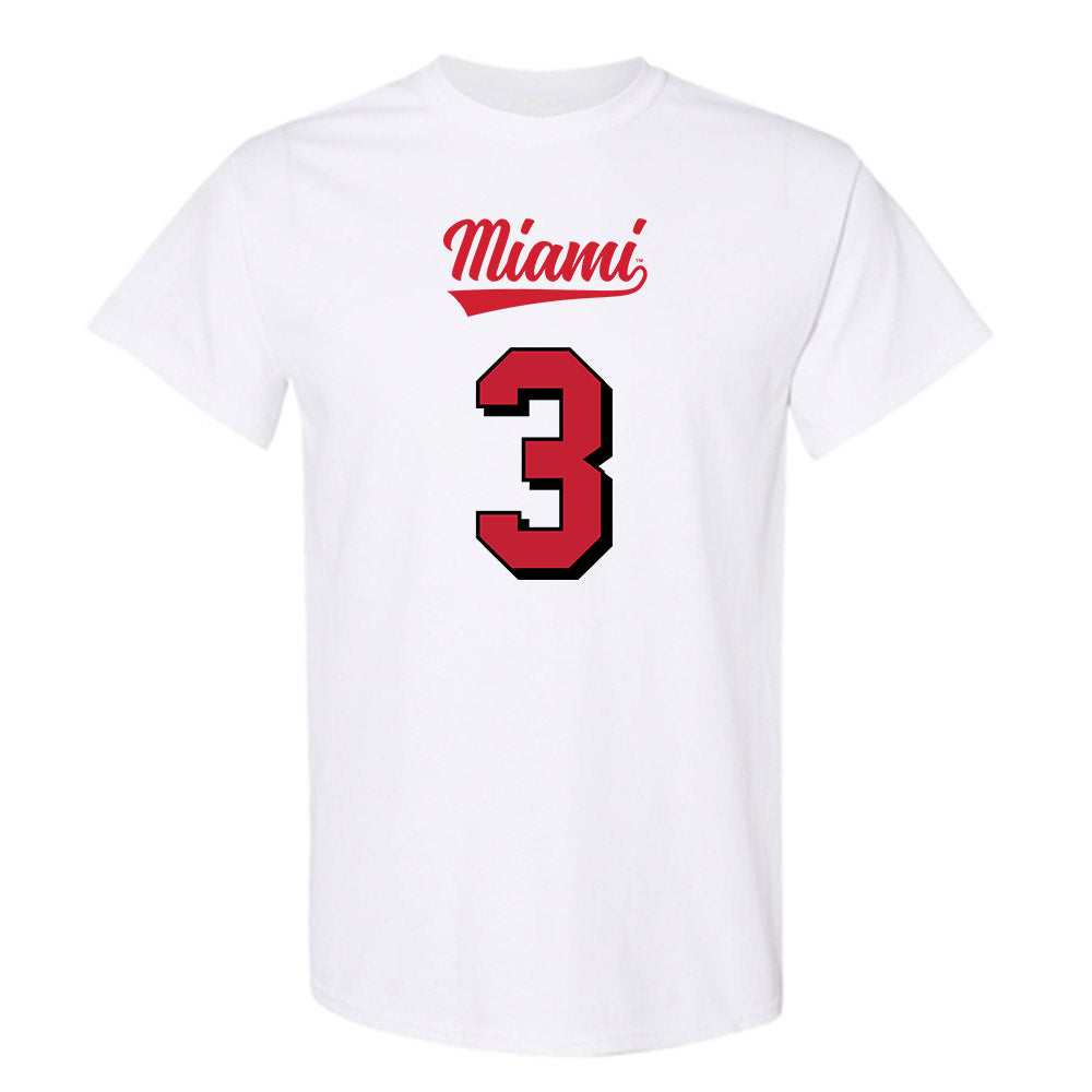 Miami of Ohio - NCAA Football : Darion Williamson - 2024 Replica Shersey T-Shirt-0