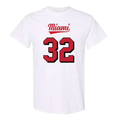 Miami of Ohio - NCAA Football : James Schott - 2024 Replica Shersey T-Shirt-0