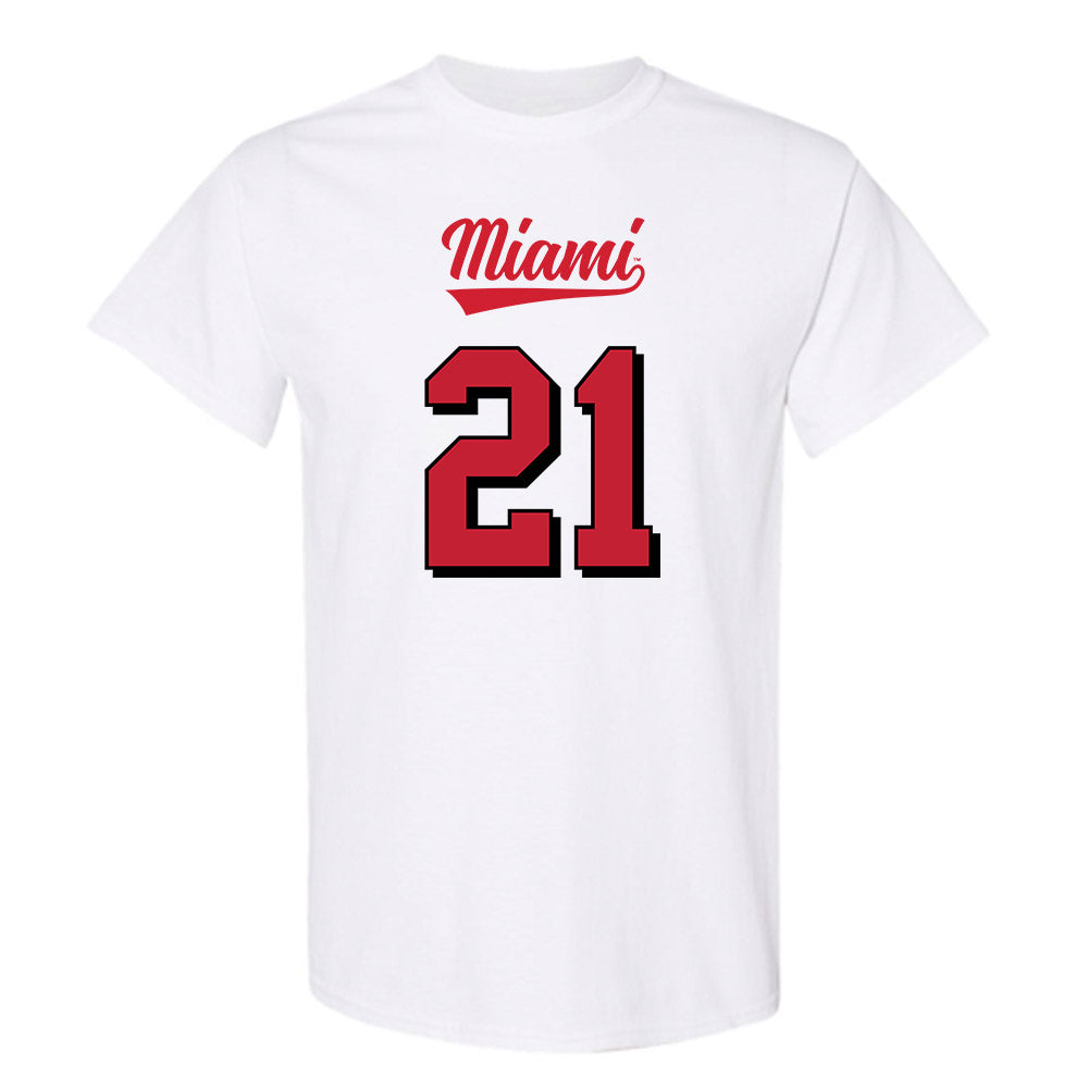 Miami of Ohio - NCAA Football : Toney Coleman Jr. - 2024 Replica Shersey T-Shirt-0