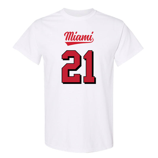 Miami of Ohio - NCAA Football : Toney Coleman Jr. - 2024 Replica Shersey T-Shirt-0