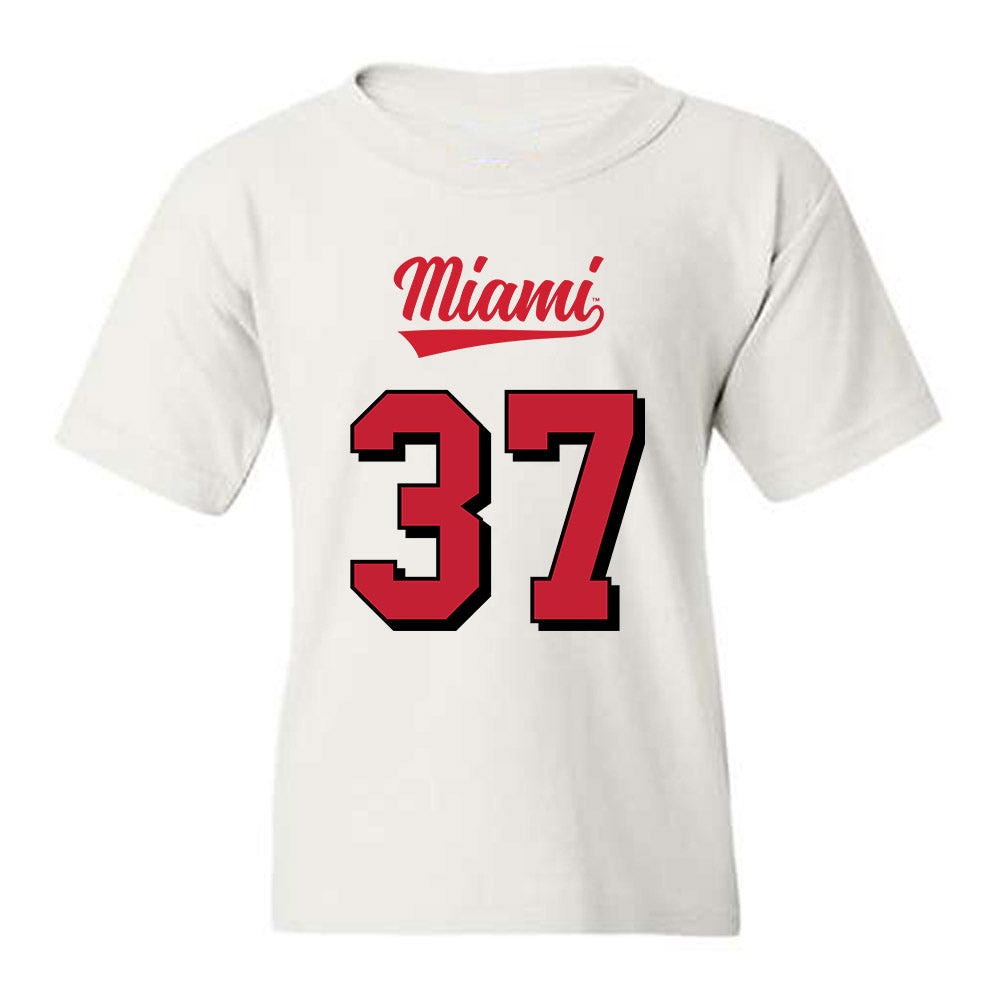 Miami of Ohio - NCAA Football : Vito McConnell - 2024 Replica Shersey Youth T-Shirt-0