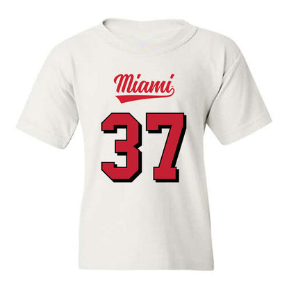 Miami of Ohio - NCAA Football : Vito McConnell - 2024 Replica Shersey Youth T-Shirt-0
