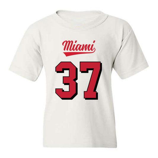 Miami of Ohio - NCAA Football : Vito McConnell - 2024 Replica Shersey Youth T-Shirt-0