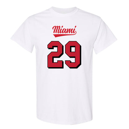 Miami of Ohio - NCAA Football : Silas Walters - 2024 Replica Shersey T-Shirt-0
