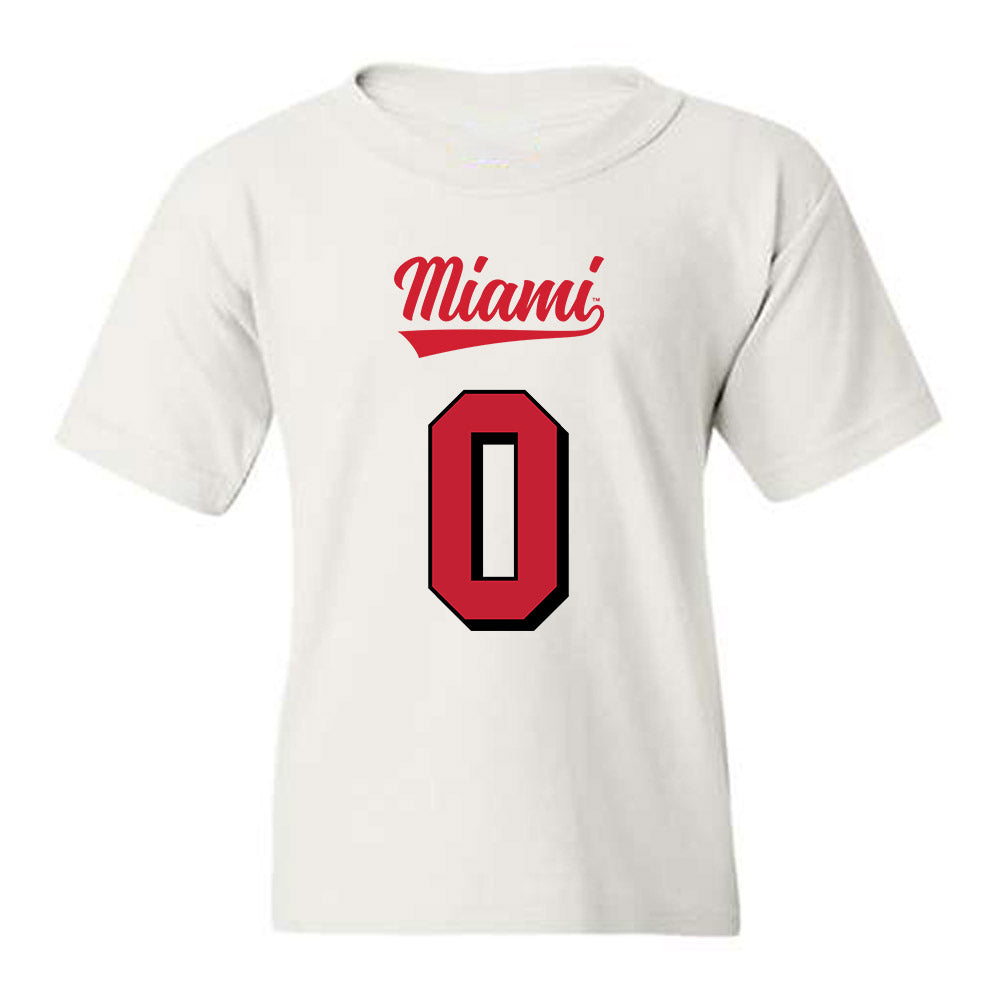 Miami of Ohio - NCAA Football : Keith Reynolds - 2024 Replica Shersey Youth T-Shirt-0