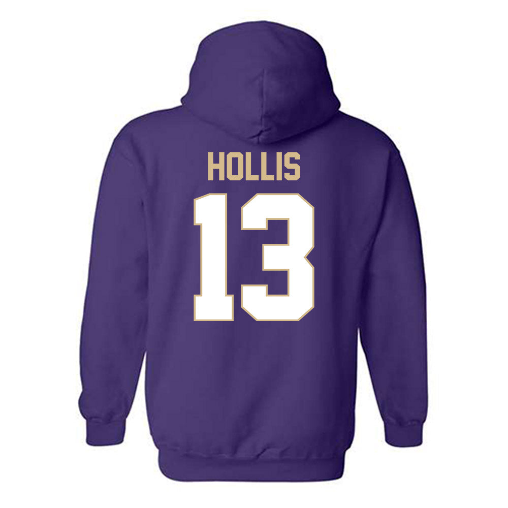 Western Carolina - NCAA Football : Richard Hollis - Classic Shersey Hooded Sweatshirt-1