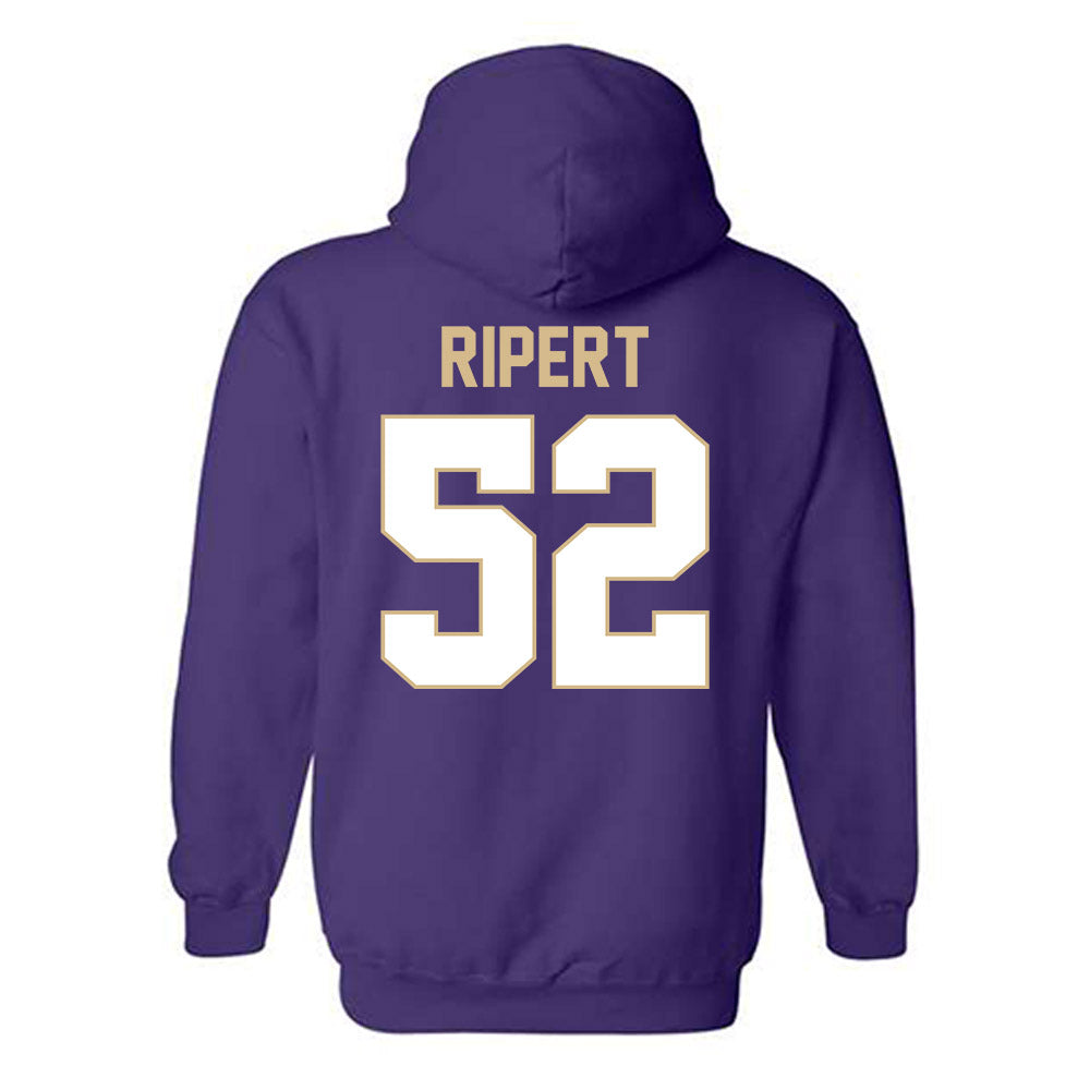 Western Carolina - NCAA Football : Manasseh Ripert - Classic Shersey Hooded Sweatshirt-1