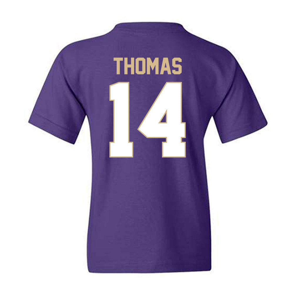 Western Carolina - NCAA Football : Josiah Thomas - Classic Shersey Youth T-Shirt-1