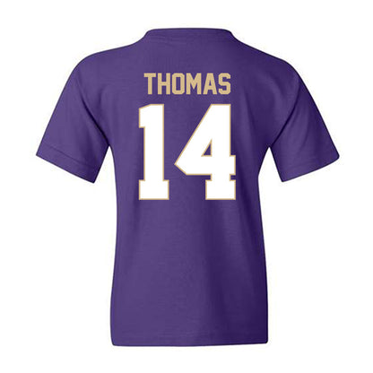 Western Carolina - NCAA Football : Josiah Thomas - Classic Shersey Youth T-Shirt-1