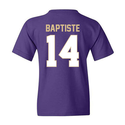 Western Carolina - NCAA Football : vanier Baptiste - Classic Shersey Youth T-Shirt-1