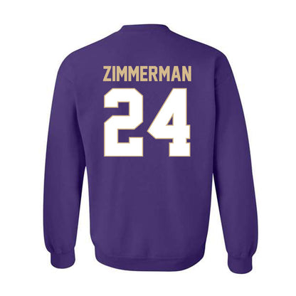 Western Carolina - NCAA Women's Basketball : Justice Zimmerman - Classic Shersey Crewneck Sweatshirt-1