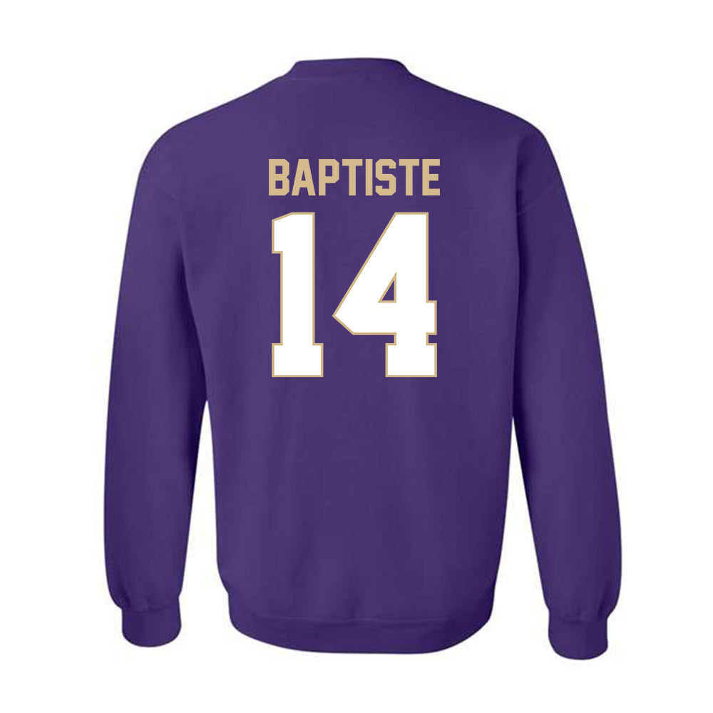 Western Carolina - NCAA Football : vanier Baptiste - Classic Shersey Crewneck Sweatshirt-1