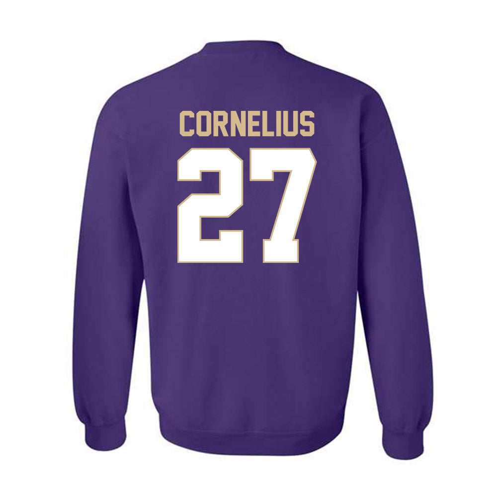 Western Carolina - NCAA Football : Jayden Cornelius - Classic Shersey Crewneck Sweatshirt-1