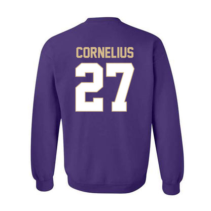 Western Carolina - NCAA Football : Jayden Cornelius - Classic Shersey Crewneck Sweatshirt-1