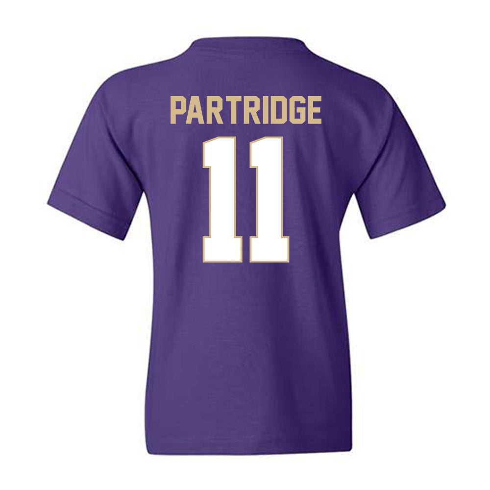 Western Carolina - NCAA Football : Kenyon Partridge - Classic Shersey Youth T-Shirt-1
