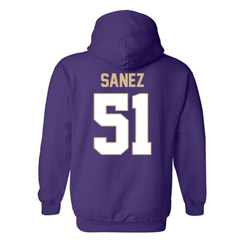 Western Carolina - NCAA Football : Aaron Sanez - Classic Shersey Hooded Sweatshirt-1