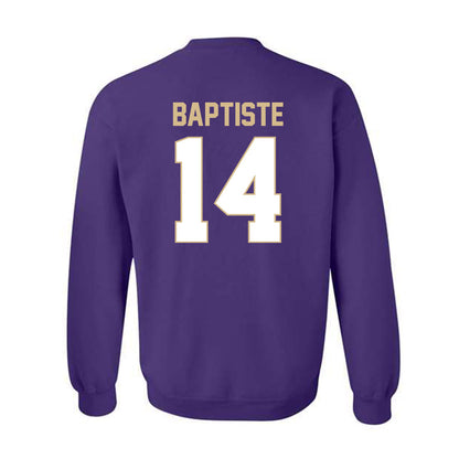 Western Carolina - NCAA Football : vanier Baptiste - Classic Shersey Crewneck Sweatshirt-1