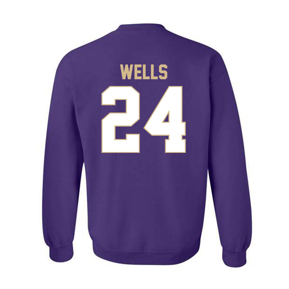 Western Carolina - NCAA Football : Zayveon Wells - Classic Shersey Crewneck Sweatshirt-1
